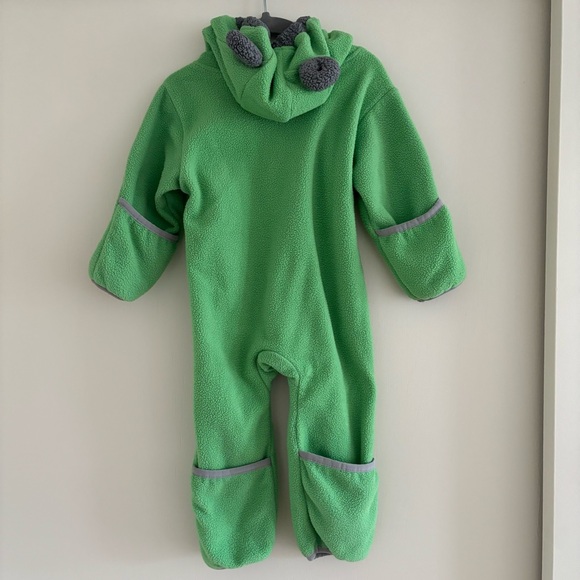 Cuddle Club Fleece Baby Bodysuit – Infant One Piece Hooded Romper - Outerwear - Picture 7 of 15